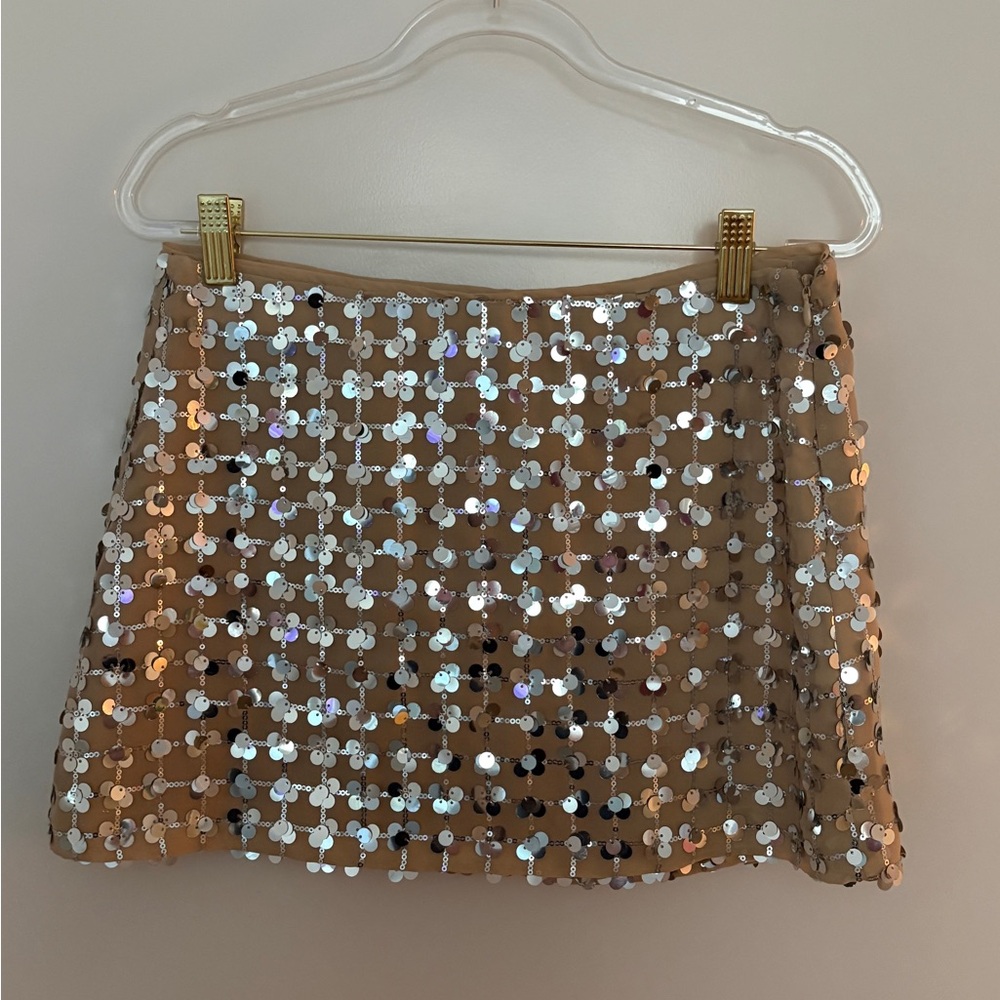 Zara sequin mini skirt - Picture 3 of 4